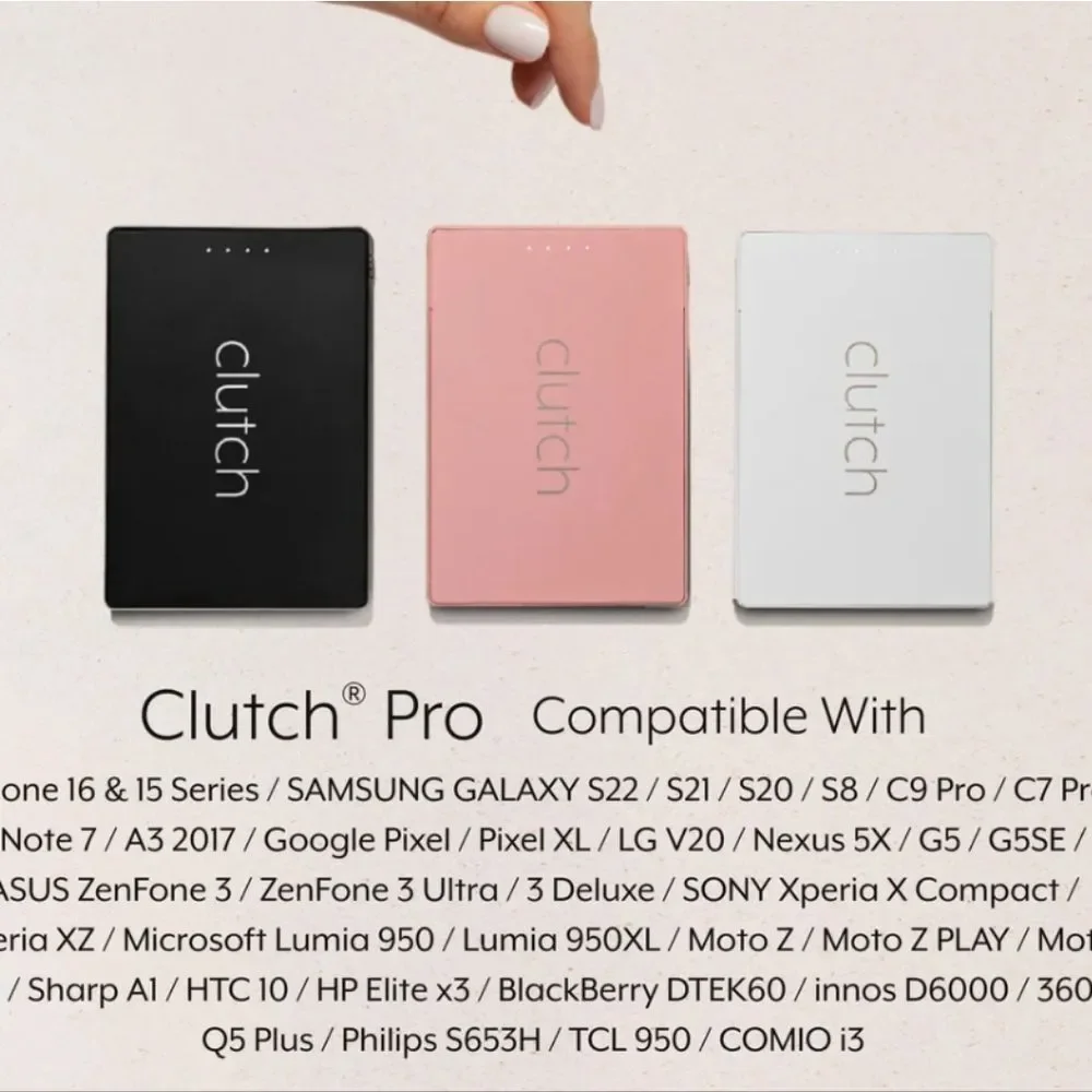 Clutch Pro Lightening Smallest Portable‎ Charger